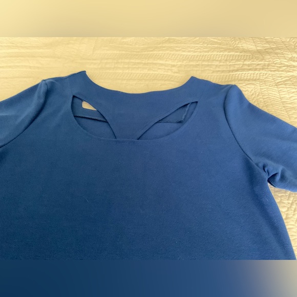 FRESH FX, CERULEAN BLUE CAUSAL DRESS SIZE: M - Picture 10 of 13